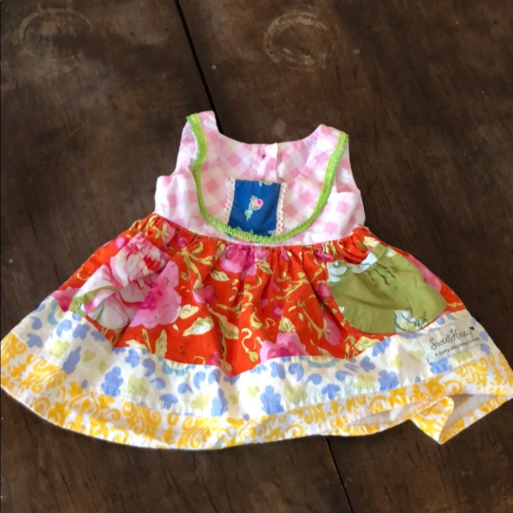 Sweet honey top/dress 6 month